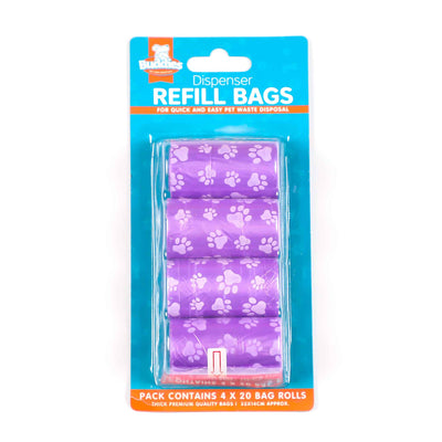 Dispenser Refill Bags 4x20 Rolls