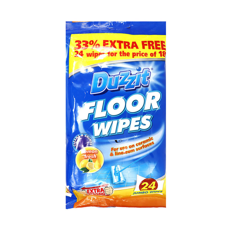 Duzzit Floor Wipes 24PK