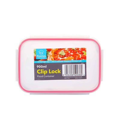 Clip Lock Food Container 900ML