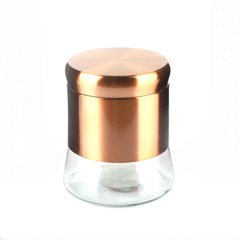 Stainless Steel Glass Canister Assorted