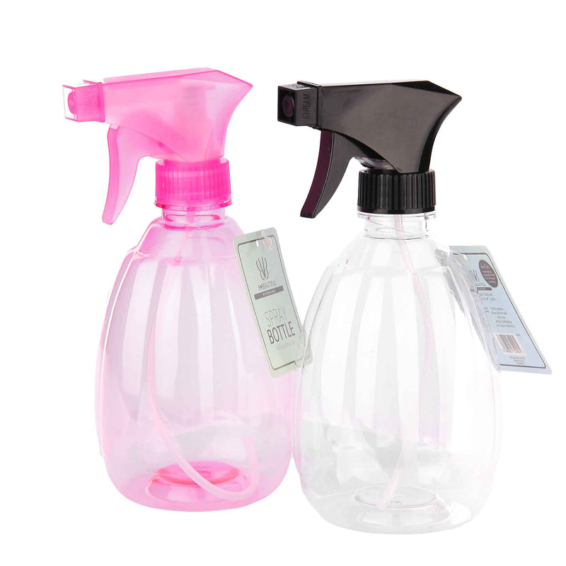 Spray Bottle 550ML x 2PK(Pink&Black)