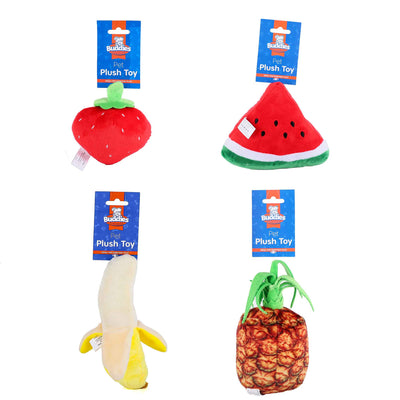 Plush Fruit Pet Toy