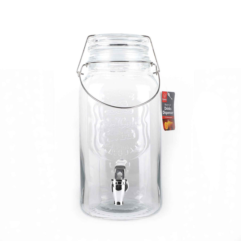 Glass Drinks Dispenser 3.5L