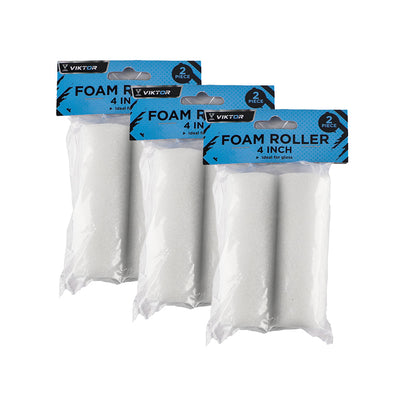 4 Inch Foam Roller 2PK