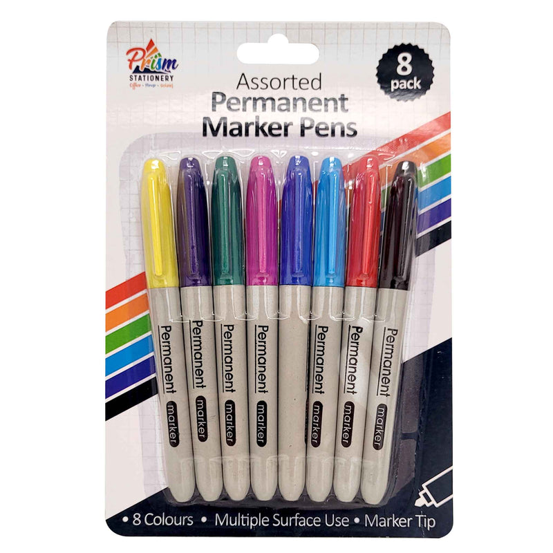 Permanent Marker Pens 8PK