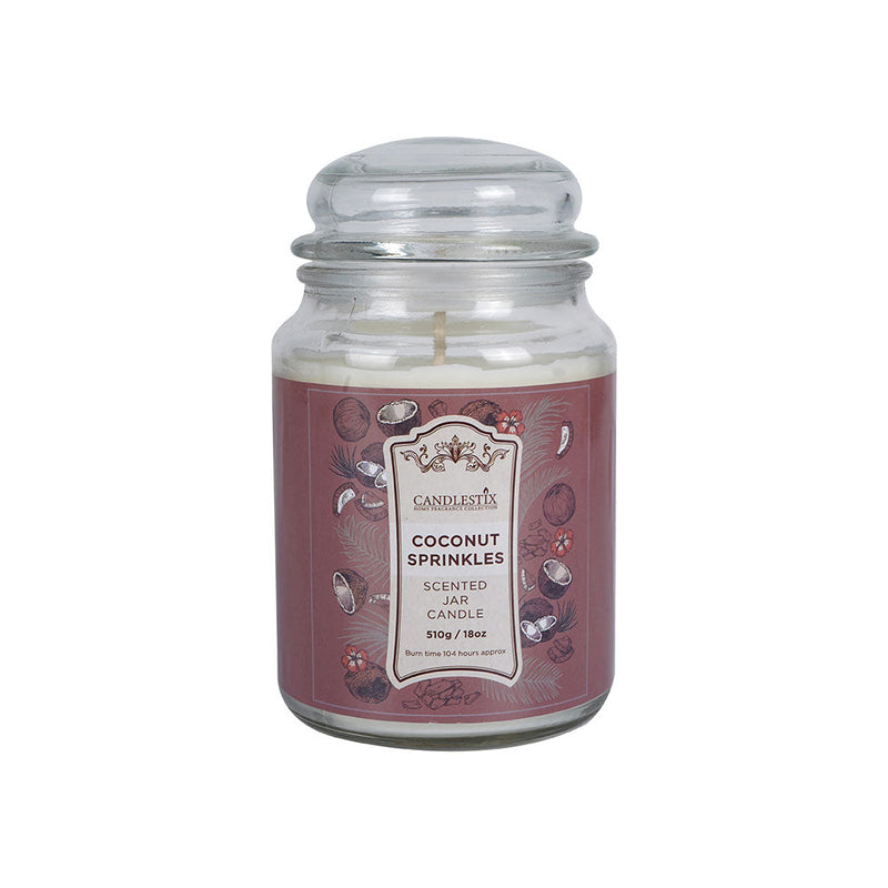 18Oz Scented Jar Candle Coconut Sprinkles