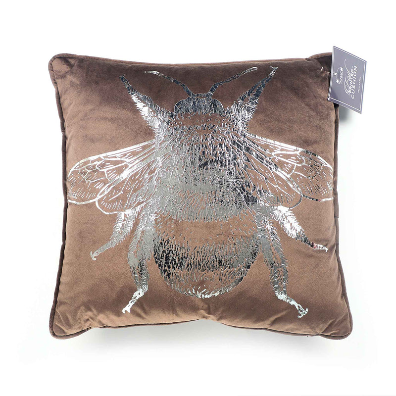 Foil Printed Bee Cushion