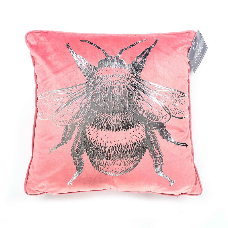 Foil Printed Bee Cushion