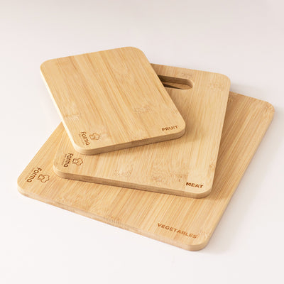 Bamboo Chopping Board Set