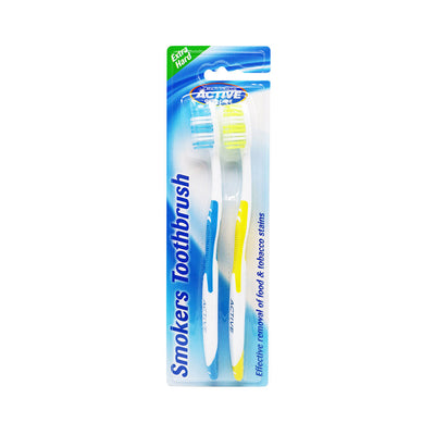 Active Smokers Toothbrush Extra Hard 2Pack