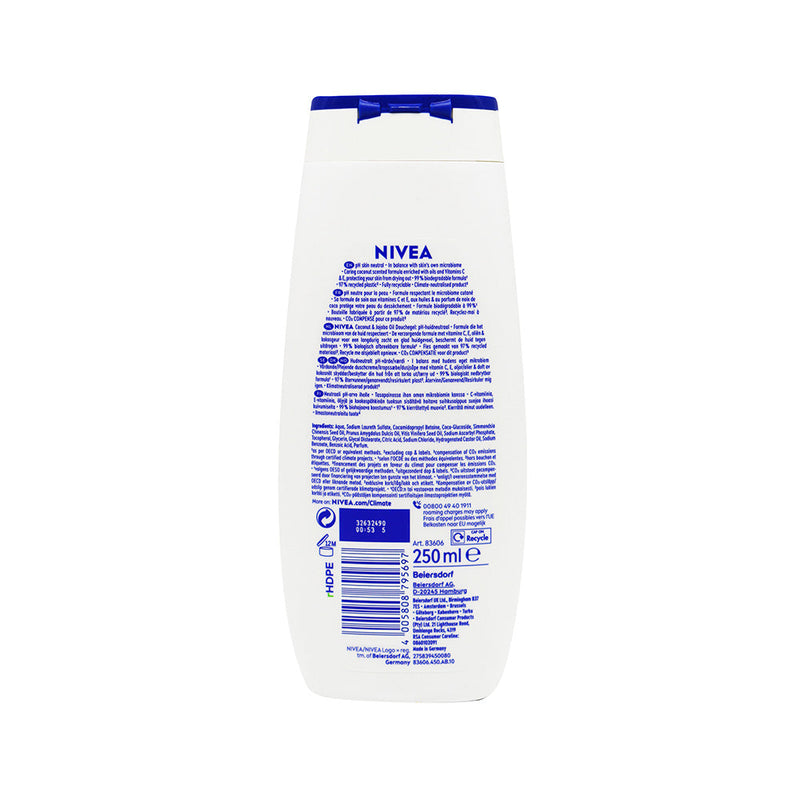 Nivea Coconut & Jojoba Oil Shower Cream 250ML