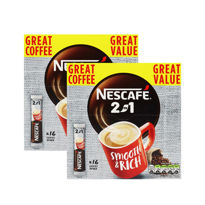 Nescafe 2In1 Original Instant Coffee 16 Sachets
