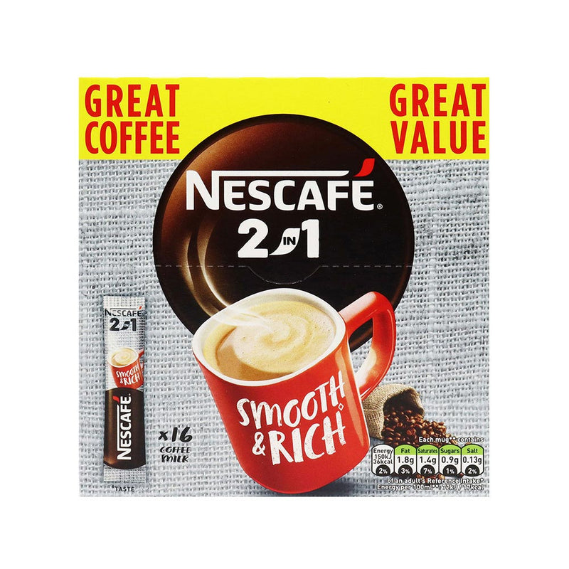 Nescafe 2In1 Original Instant Coffee 16 Sachets