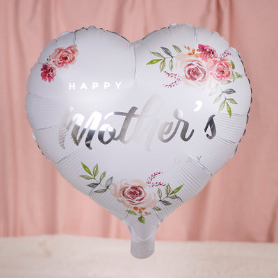 Mother's Day Foil Heart Balloon 18Inch