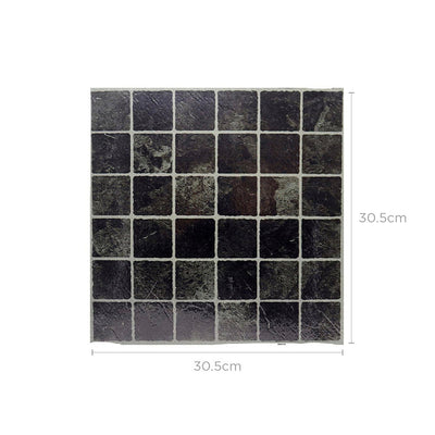 Self Adhesive Vinyl Tiles Dark Square 5Pack