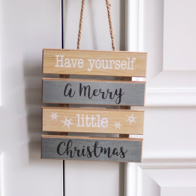 Hanging Christmas Sign