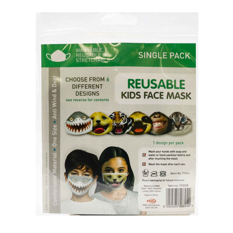 Kids Novelty Face Mask 1PK