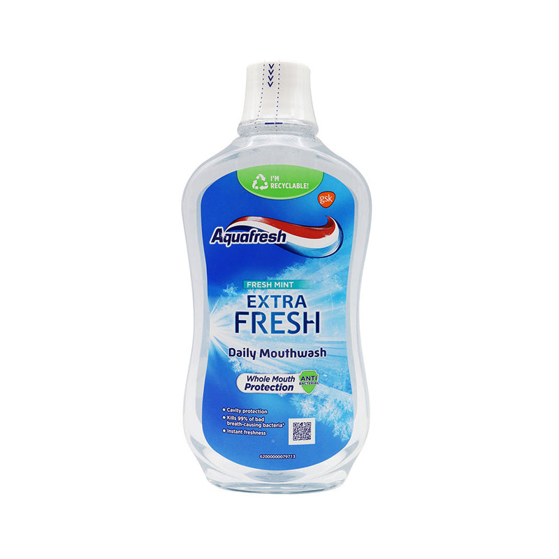 Aquafresh Daily Mouthwash Fresh Mint 500ML