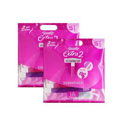 Wilkinson Sword Extra Precision 2 Disposable Razors Pink 5Pack
