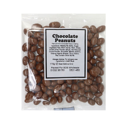Bumper Bag Chocolate Peanuts 115g