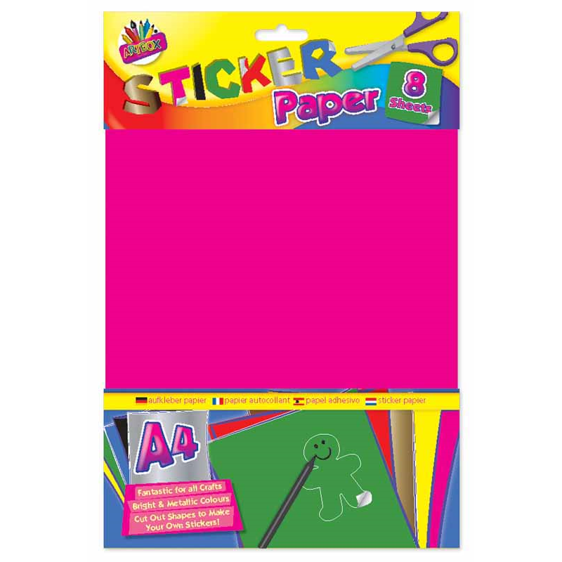 Peel and Seal Sticker Paper 8pk