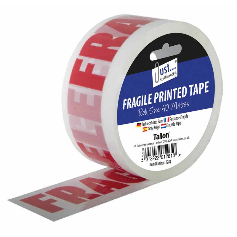 Fragile Printed Tape 40m x 48mm