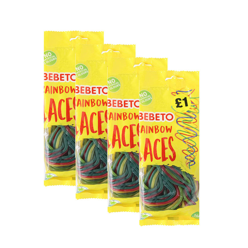Bebeto Rainbow Laces Sweets 160g