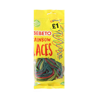 Bebeto Rainbow Laces Sweets 160g