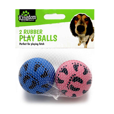 Pet Rubber Balls 2PK