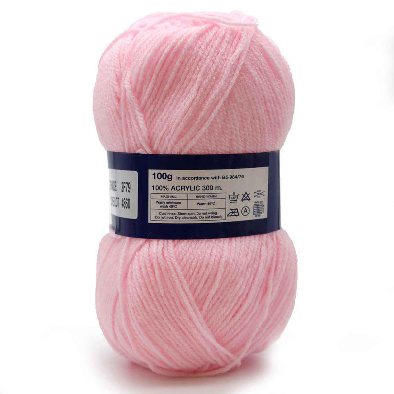 New Fashion Double Knitting Baby Pink 100G