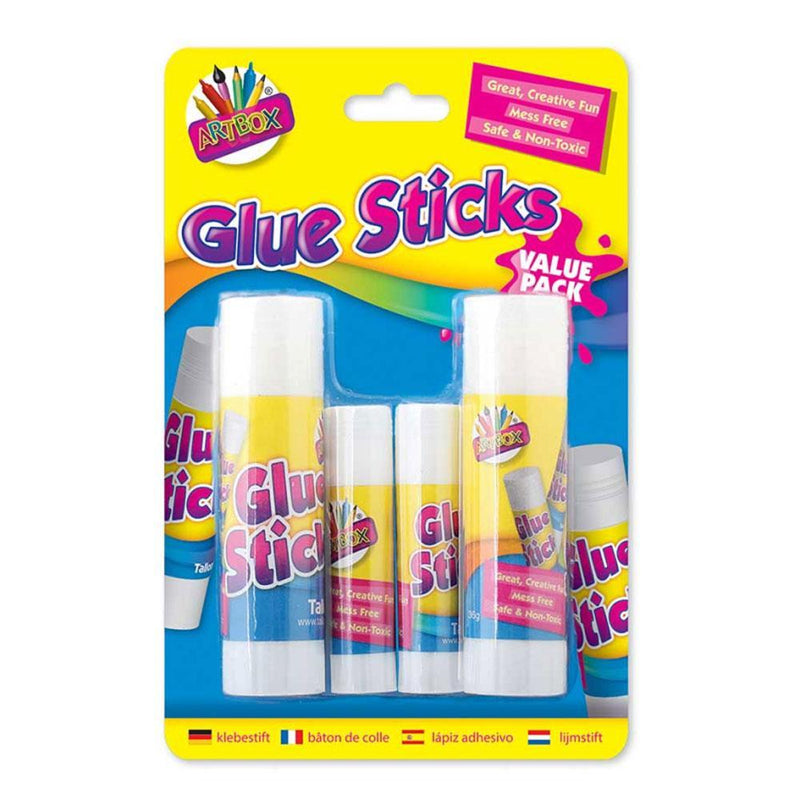 4 Glue Sticks 2x36g+2x8g