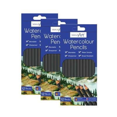 Water Colour Pencils 12pcs