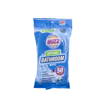 Buzz Bathroom Wipes 50PK