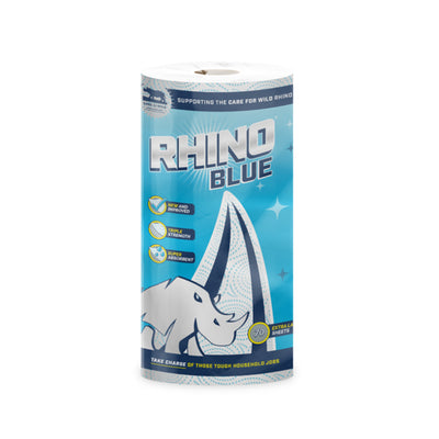 Rhino Blue 3ply Kitchen Towel Single Pack