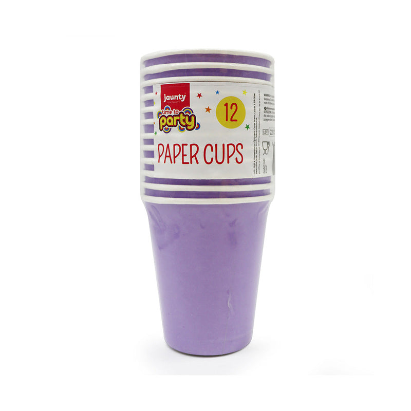 Pastel Paper Cups 12PK