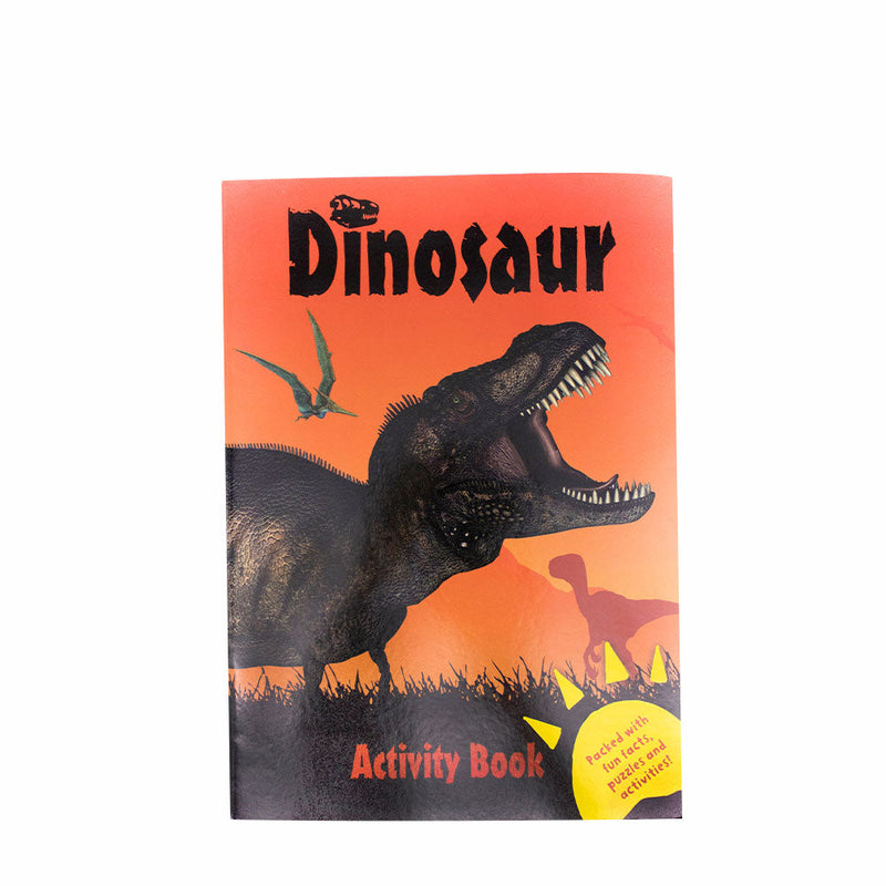 Dinosaur Activity Book-Red
