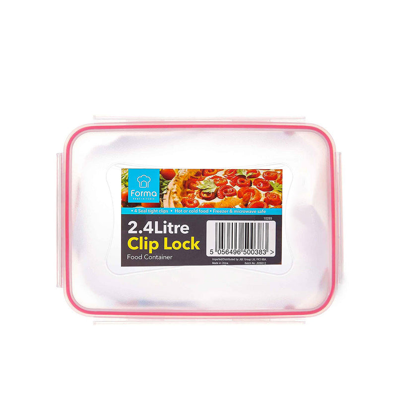 Clip Lock Food Container 2.4L