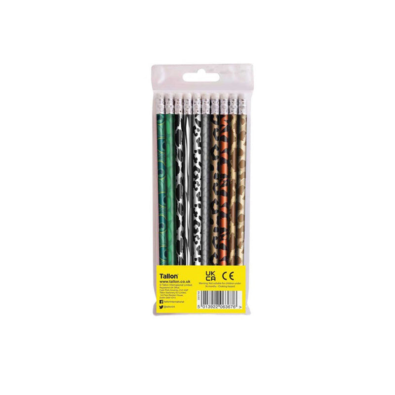Animal Print HB Pencils 10PC