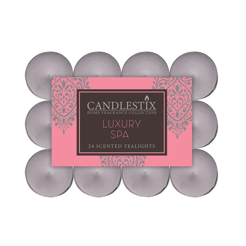 24 Scented Tealights Luxury SPA