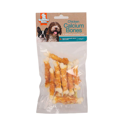 Chicken Calcium Bones Dog Treats 100g x 2PK