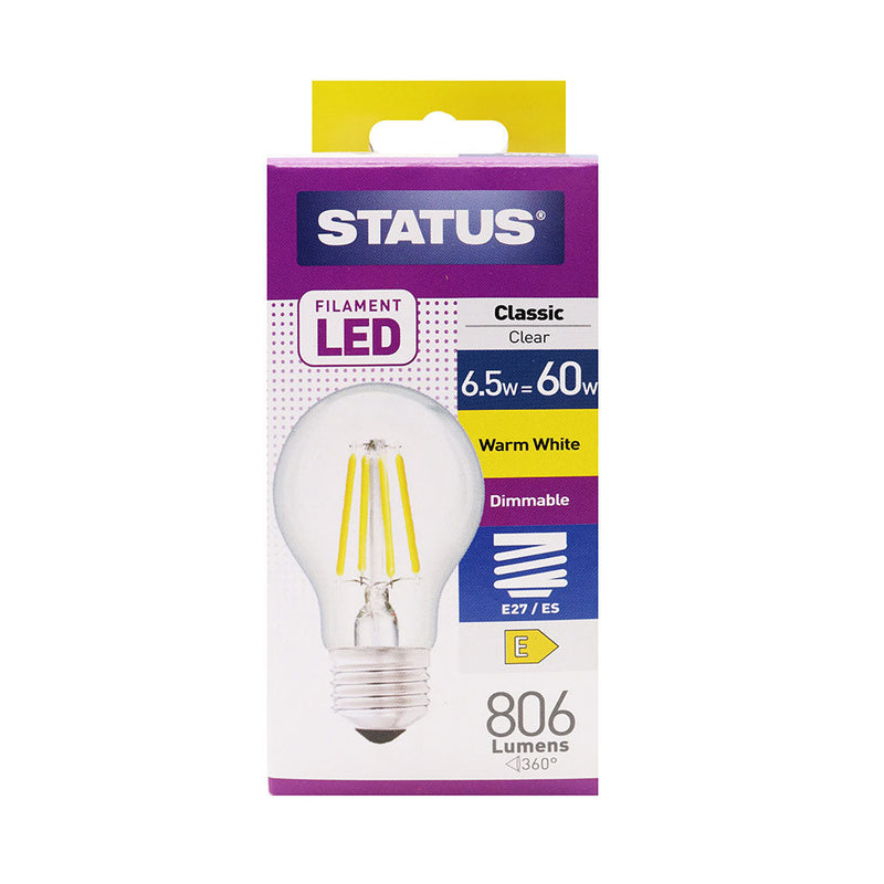 Dimmable Classic LED Light Bulb E27 Warm White