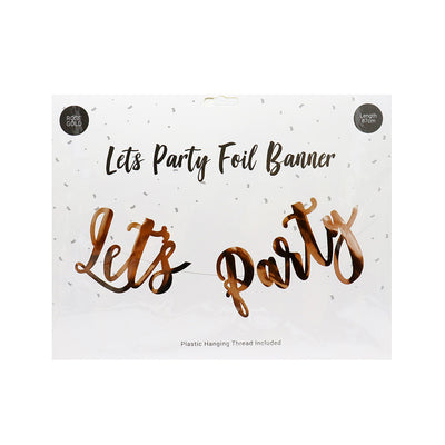 Let's Party Foil Banner
