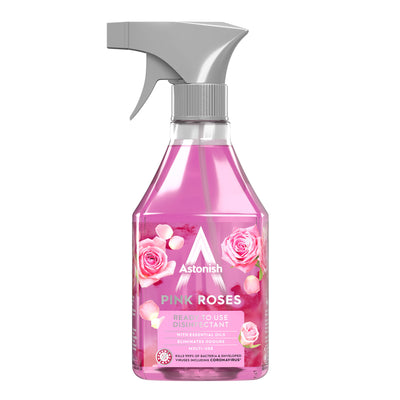 Astonish Ready To Use Disinfectant Pink Roses 550ML