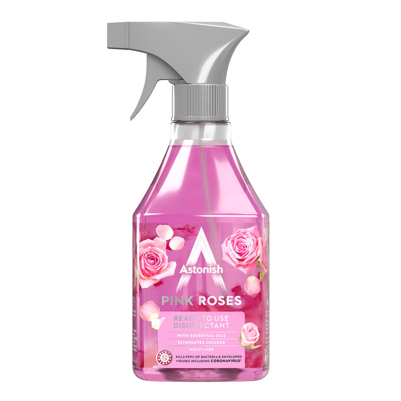 Astonish Ready To Use Disinfectant Pink Roses 550ML