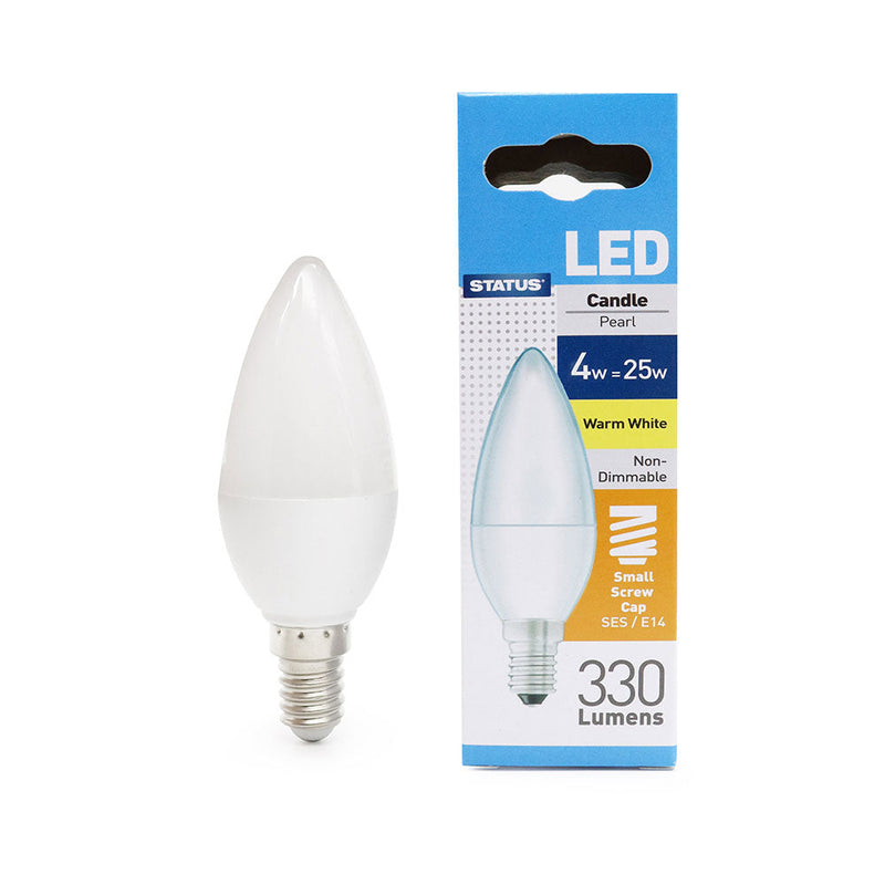 Non-Dimmable Candle LED Light Bulb SES Warm White
