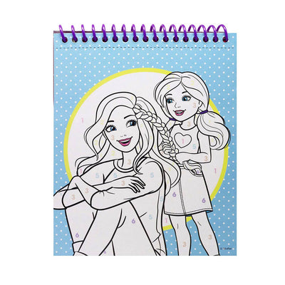 Barbie Colour By Numbers Colouring Book Set