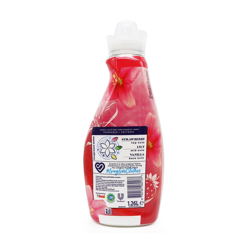 Comfort Fabric Conditioner Strawberry & Lily 1.26L