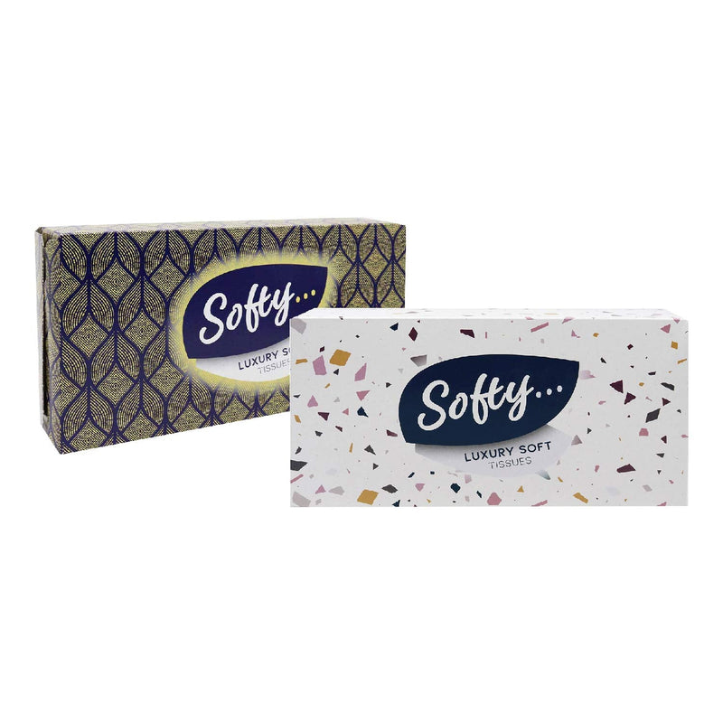 Softy Regular Soft Facial Tissues Assorted 3Ply