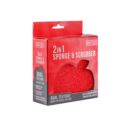 Fruit 2 In 1 Sponge & Scrubber