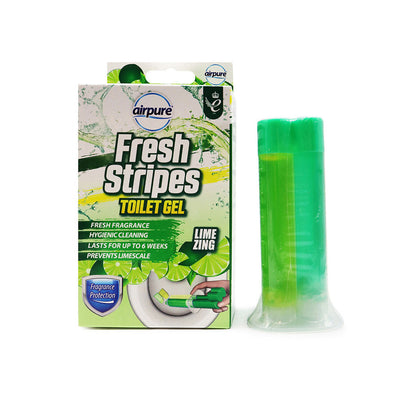Airpure Fresh Stripes Toilet Gel Lime Zing 45ML